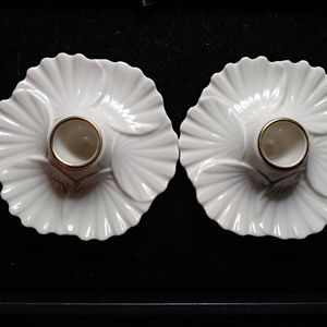Lenox candlestick holders